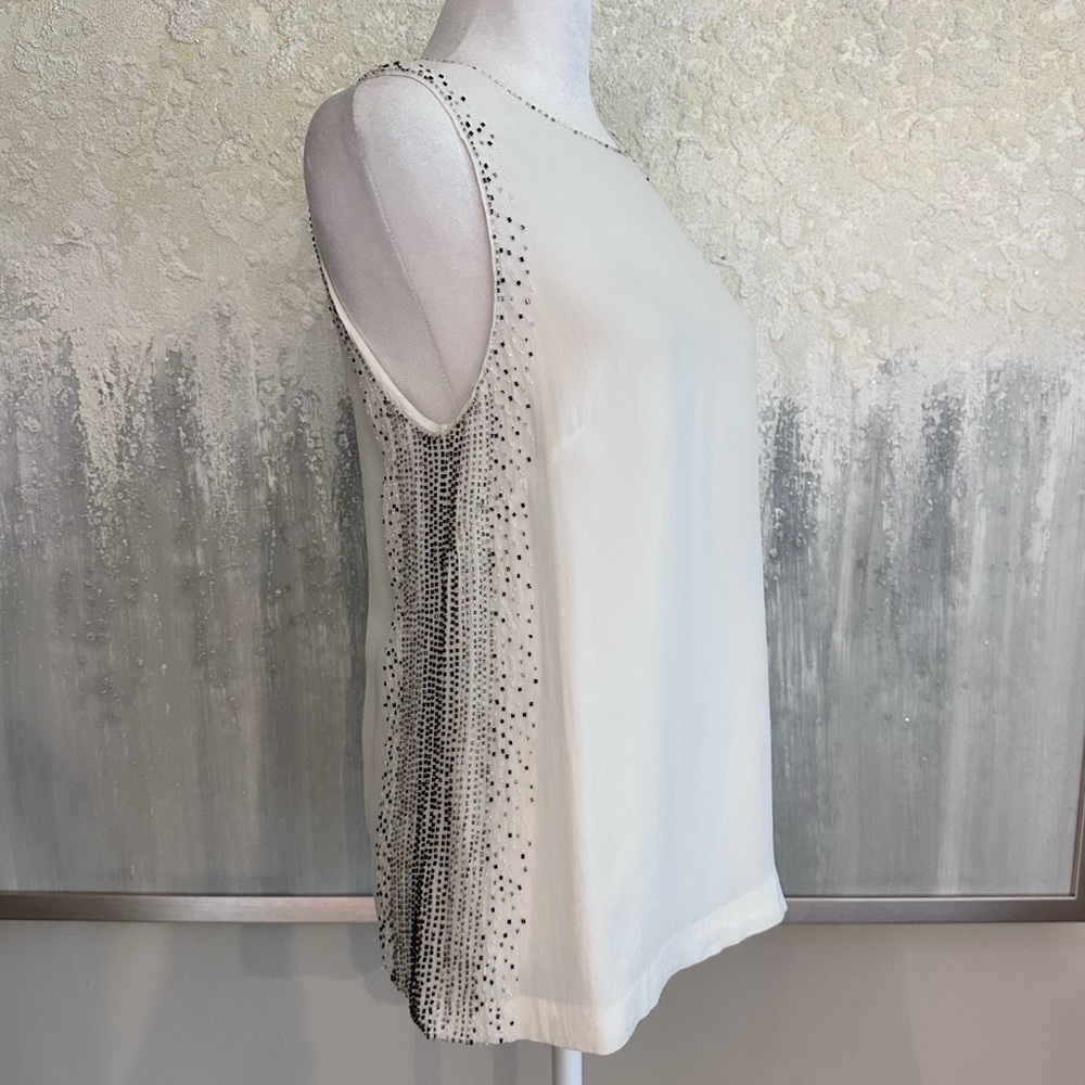 French Connection Glitter Dash Beaded Sleeveless … - image 3